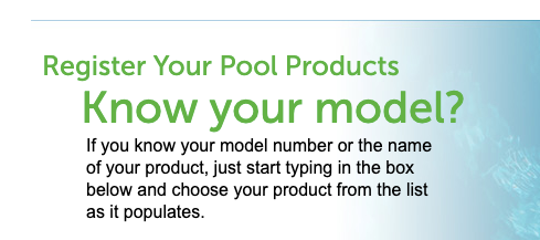 How to properly register your warranty with Hayward's Pool Products?