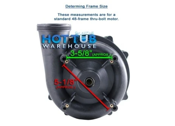 Waterway Executive 3 HP 2 Speed 2 1/2" Intake 2" Discharge 56 Frame 230 Volt Pump 3721221-13