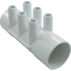 Waterways Plastics 672-7120 6 Port Ribbed Barb Manifolds