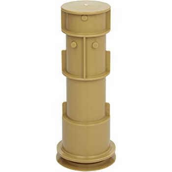 Aquastar US108 7.5" Tan Volleyball Pole Holder Assembly